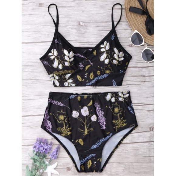 Other - [LAST ONE] High Waisted Floral Print Bikini